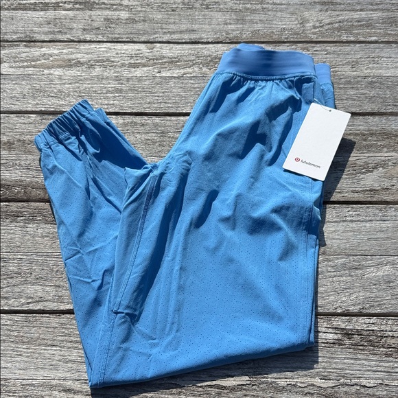 lululemon athletica Pants - Lululemon Adapted State perforated High-Rise Jogger  Pool blue NWT size 6